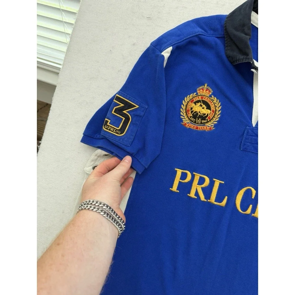 Polo Ralph Lauren Snow Polo Challenge Cup Mens 2XL Custom Fit Big Pony #3 RARE